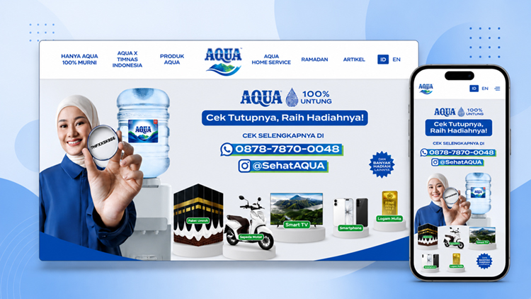 Aqua Website dan SEO Amorfati Idea Indonesia