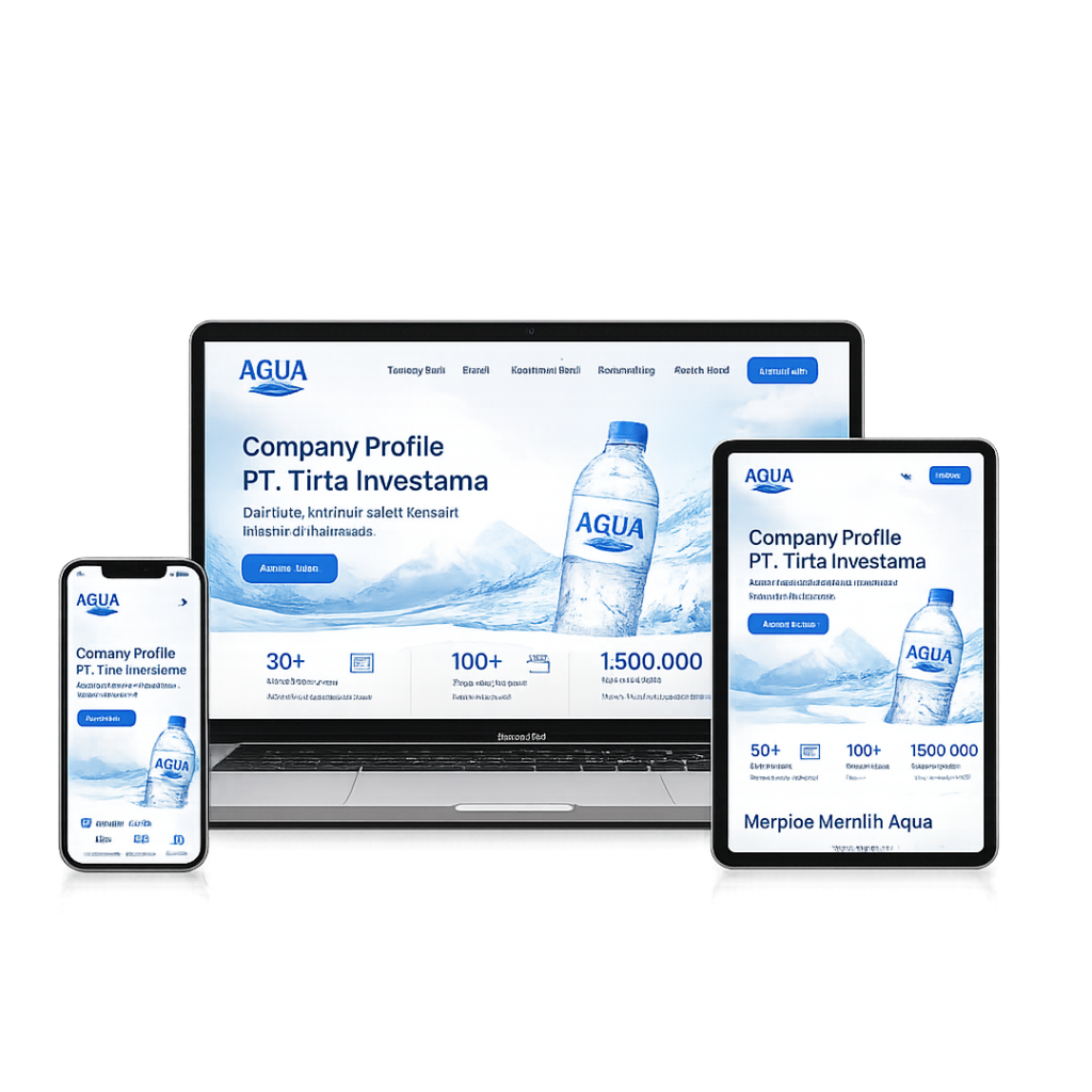 Pembuatan Website Company Profile Amorfati Idea Indonesia