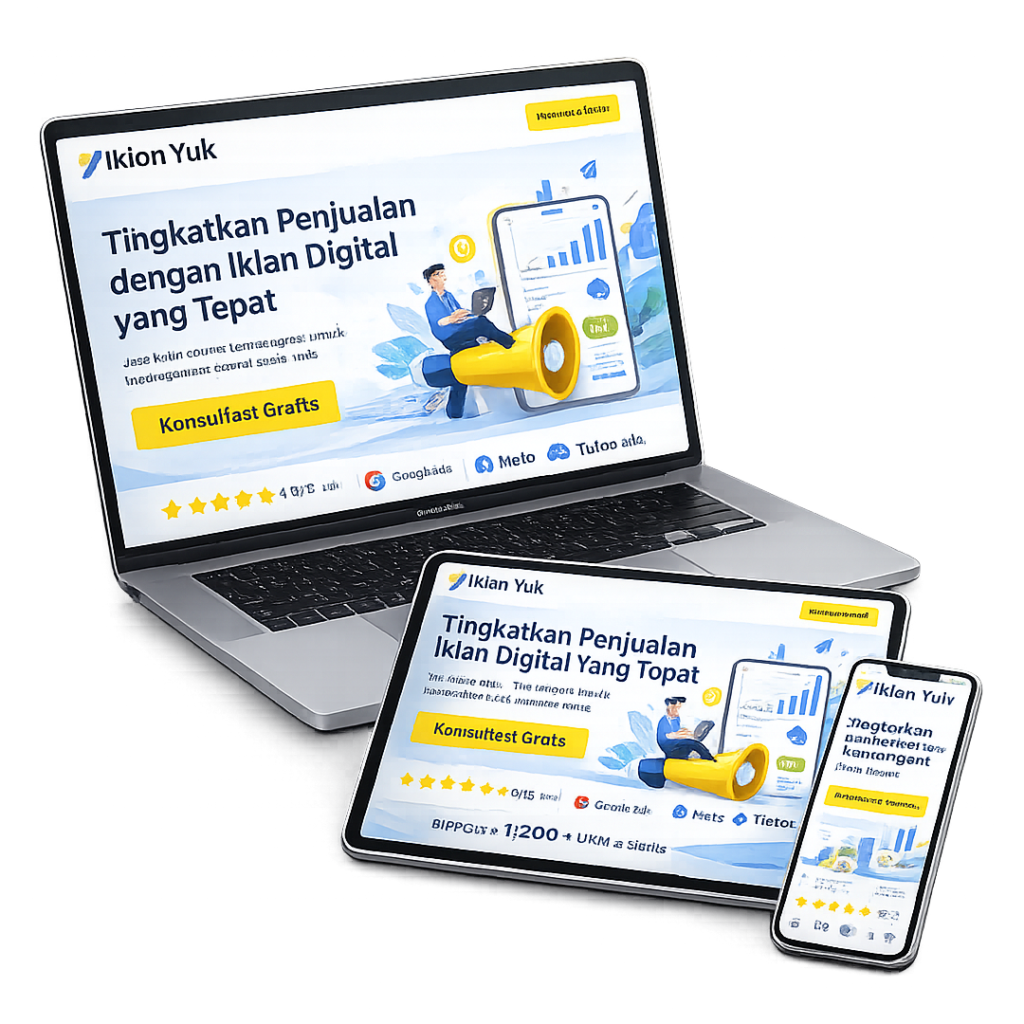Pembuatan Website Landing Page Amorfati Idea Indonesia
