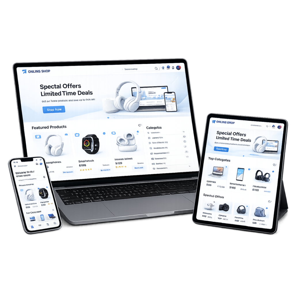 Pembuatan Website Online Shop Amorfati Idea Indonesia