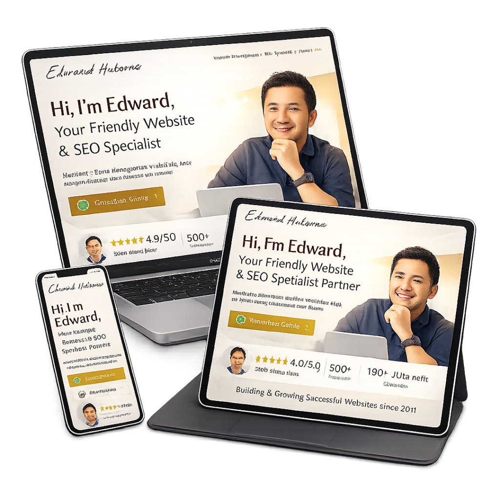 Pembuatan Website Personal Branding Amorfati Idea Indonesia